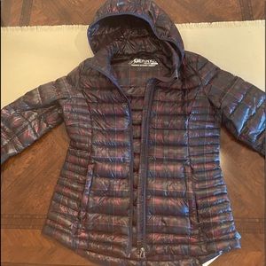 Gerry Warmth without weight Plaid puffer jacket